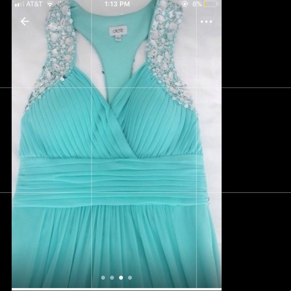 Turquoise Dress - Picture 3 of 4